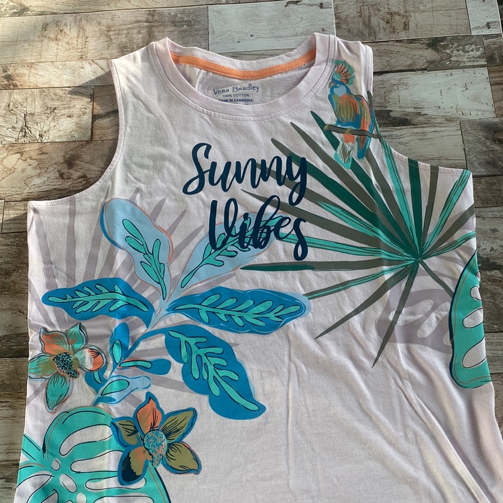 NWT - Vera Bradley Pajama Tank - Rainforest Canopy Design